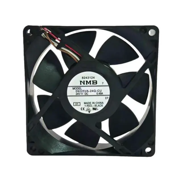 Alt view image 2 of 3 - for 09225VA-24Q-CU DC24V 9225 High-Speed Cooling Fan 96.4CFM 5600RPM Industrial Inverter Cabinet Exhaust