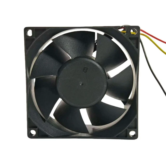Alt view image 3 of 3 - for ADDA AD08012XB327200 80x80x32mm DC12V 0.72A Cooling Fan 7000RPM 97CFM with Alarm Signal for Elevator Control Cabinet