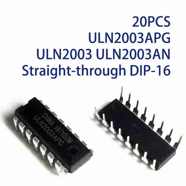 Main image of 20PCS ULN2003APG ULN2003 ULN2003AN Straight-through DIP-16