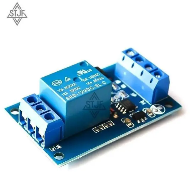 Main image of SJTF 1PCS Single Key Bistable Relay Module 12V Car Modification Switch One-Key Start-Stop Self-Locking