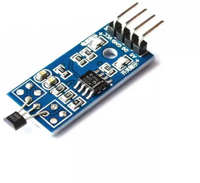 Alt view image 3 of 3 - 5pcs/Lot Hall Sensor Magnetic Sensor Module Magnetic Field Detecting Sensor For Arduin Car