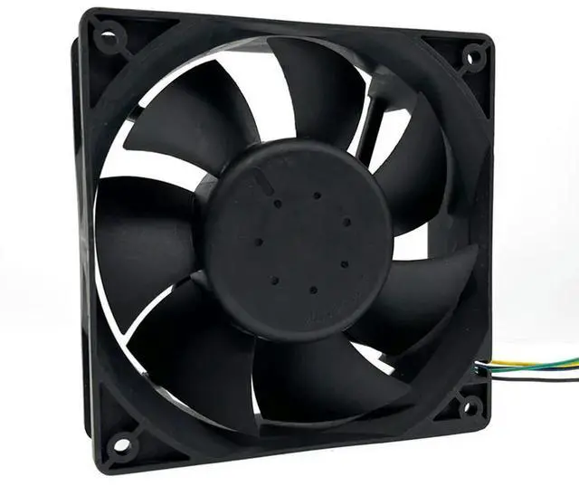Alt view image 3 of 3 - AFB1212HHE ,120mm Dual Ball Bearing 12cm Cooling Fan, 12038 120X120X38mm 4-wire PWM 12V 4-Pin 4P