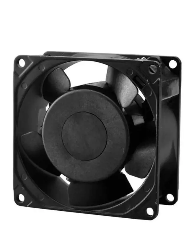 Alt view image 3 of 3 - 80mm Case Fan For 3115PS-12T-B30 80x80x38mm AC 115V 0.70A High Temp Industrial Equipment Fan