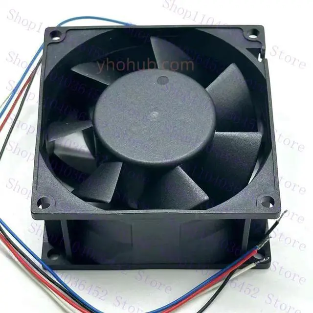 Alt view image 2 of 2 - for ADDA AD0824XB-F7BDS DC 24V 0.65A 80x80x38mm 4-Wire Server Cooling Fan