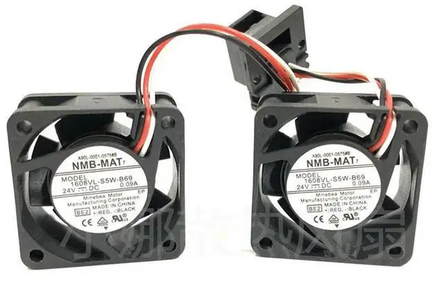 Main image of 2 in 1 for FANUC System Drive Fans 4cm A90L-0001-0575 1608VL-S5W-B69 24V 0.09A 40mm Dual Ball Bearing Cooling Fan