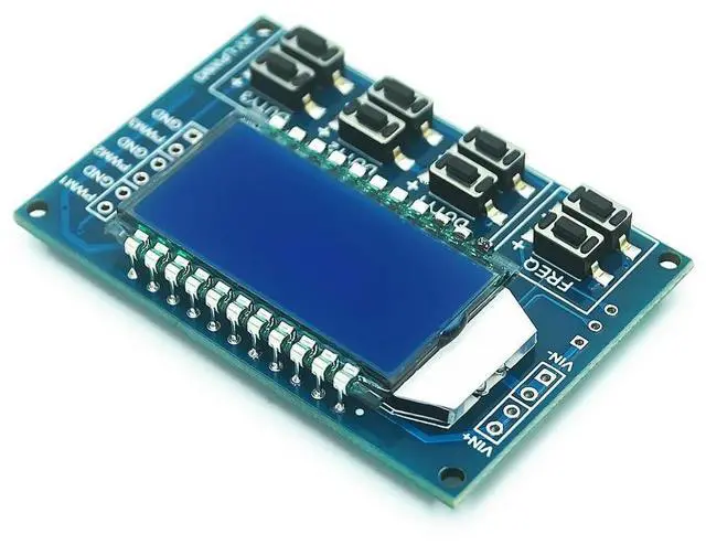 Alt view image 2 of 5 - 3 channel PWM pulse frequency duty cycle adjustable module square wave rectangular wave signal generator