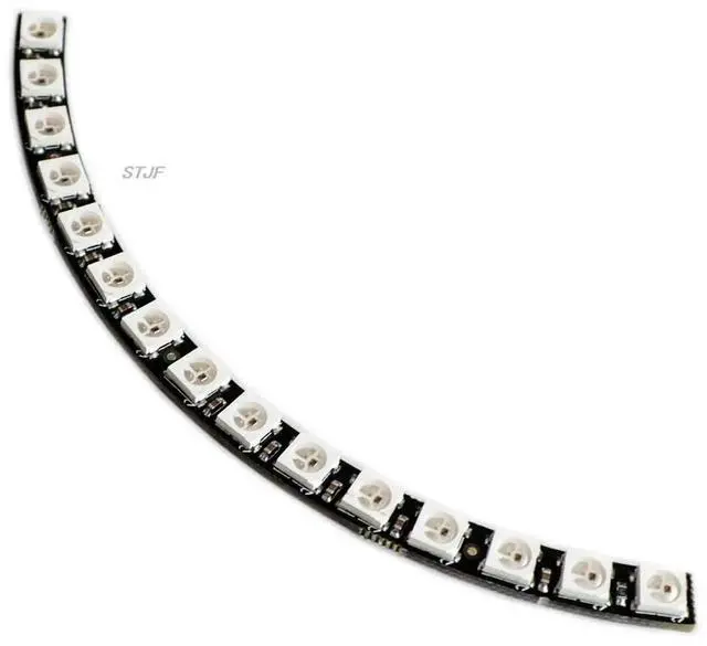 Main image of Ring Wall Clock 15 X Ultra Bright WS2812 5050 RGB LED Lamp Panel with Integrated Drivers(buy 4pcs can be a 60 Ultra Bright)