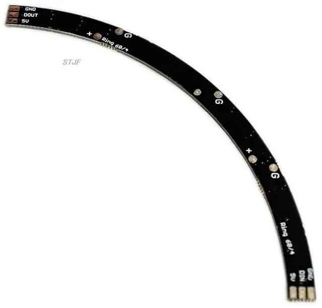 Alt view image 3 of 3 - Ring Wall Clock 15 X Ultra Bright WS2812 5050 RGB LED Lamp Panel with Integrated Drivers(buy 4pcs can be a 60 Ultra Bright)