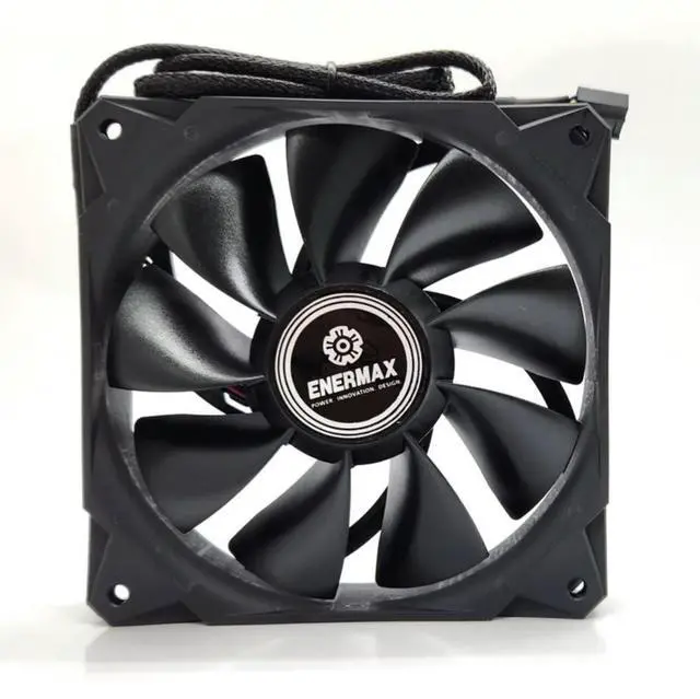Main image of 1PCS 120mm X 25mm Case Fan ELC-LT120Computer Cooling 12CM 4-wire PWM 12V Silent Mute Chassis 12025