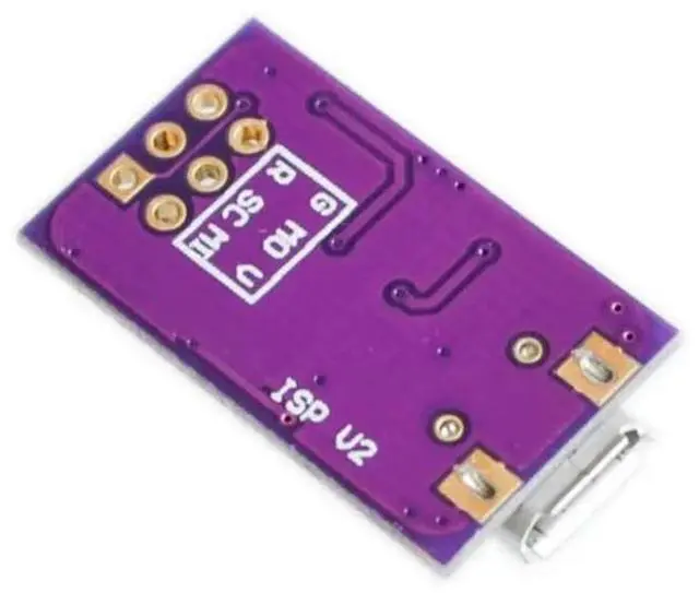Alt view image 2 of 3 - 5V Micro USB Tiny AVR ISP ATtiny44 USBTinyISP Programmer Module For Bootloader ISP Microcontroller ATTiny45 ATTiny85