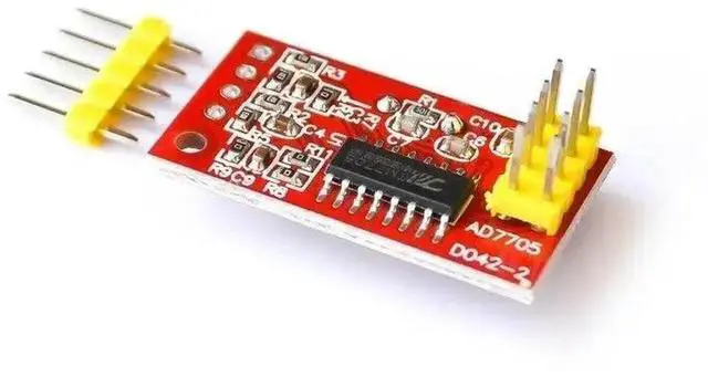 Main image of AD7705 Dual 16 bit ADC Data Acquisition Module Input Gain Programmable SPI Interface TM7705
