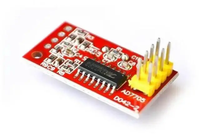 Alt view image 3 of 3 - AD7705 Dual 16 bit ADC Data Acquisition Module Input Gain Programmable SPI Interface TM7705