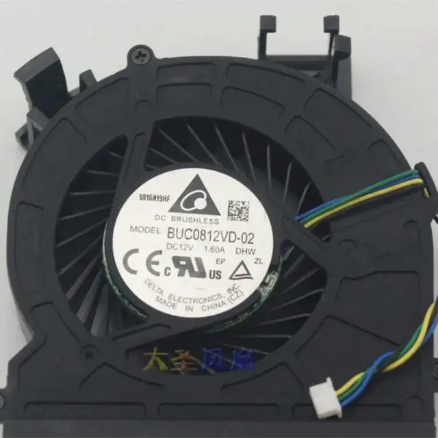 Alt view image 2 of 3 - for Delta Electronics BUC0812VD-02 DC 12V 1.60A Turbo Cooling Fan All-In-One Fan