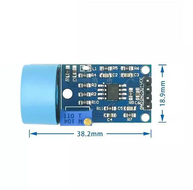 Alt view image 2 of 3 - 5A Range Single Phase AC Active Output Onboard Precision Micro Current Transformer Module Current Sensor For