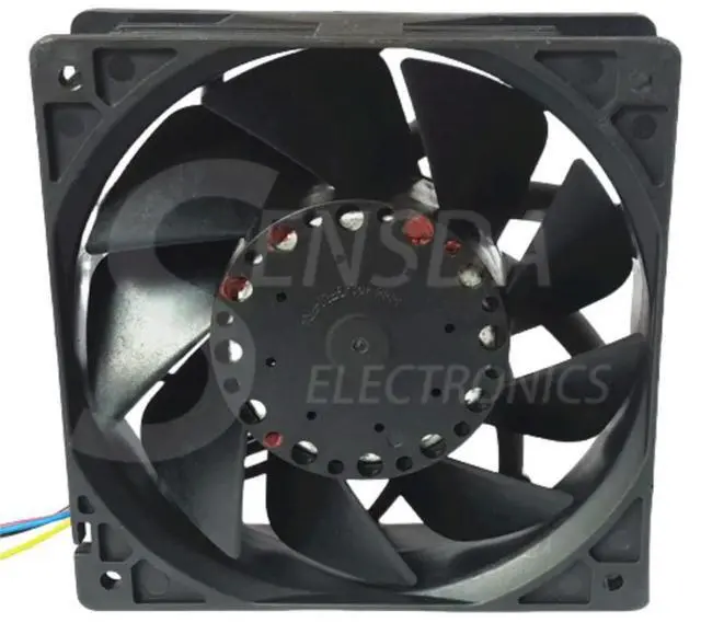 Main image of 12cm Fan for Delta PFR1212DHE 120mm 12038 DC 12V High-Speed Cooling Fan, 7400RPM, 254CFM, 68.5dBA Car Booster, 5.2A