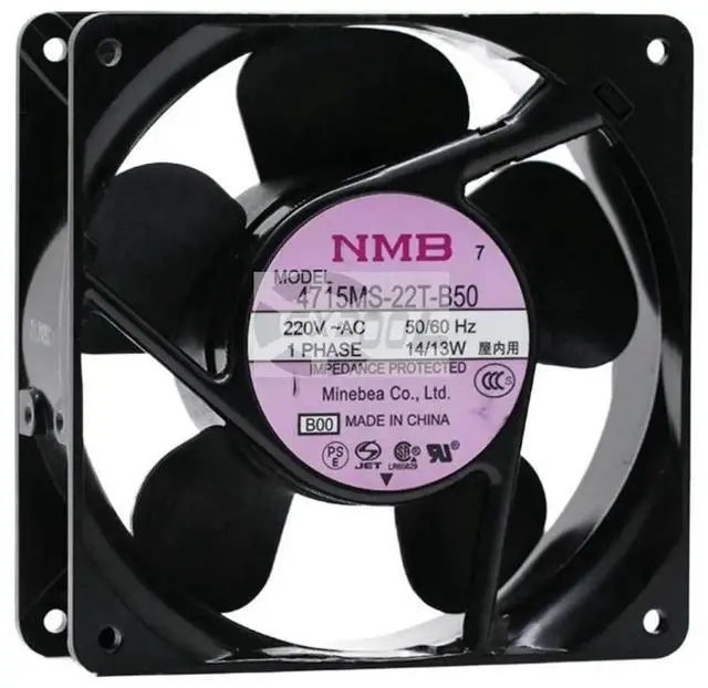 Main image of for 4715MS-22T-B50 12038 120mm AC 220V 13W Axial Cooling Fan, 120x120x38mm, Cabinet, Chassis & Industrial