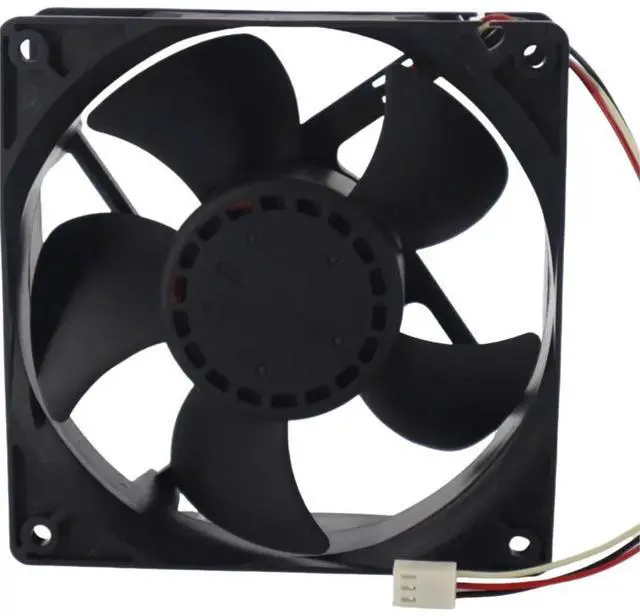 Alt view image 3 of 3 - 120mm Powerful Cooling Fan AVC 12038, 12V DC 1.56A, DATA1238B2U, High Airflow Brushless for Server & Case