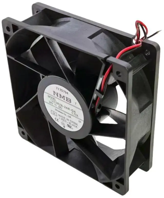 Main image of for 12038VA-24R-GA 120x120x38mm DC24V Cooling Fan High Speed Powerful 244CFM Waterproof for VFD Servo Drive