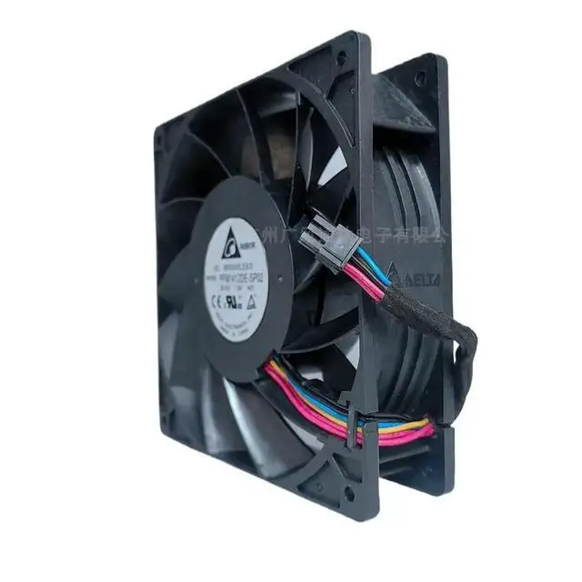 Alt view image 3 of 3 - 1PCS PFM1412DE For Delta 140mm X 38mm DC 12V 5.04A Ultra High Airflow Fan 5500RPM 328CFM Powerful Exhaust Fan