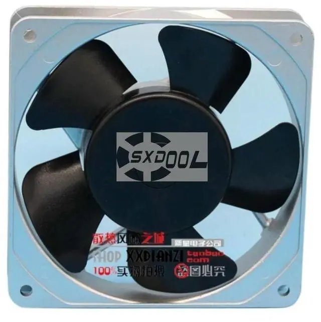 Main image of CU52B3 120mm 200-240V AC Industrial Cooling Fan, 13W Power, 2500-3200RPM, 3.88-4.55m³/min Airflow, 35-44dB-A