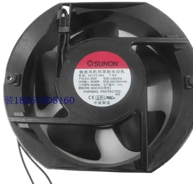 Main image of For fan A2175-HBL T.GN 17CM 170*150*51MM 1751 AC 230V Cabinets Axial Server Fans