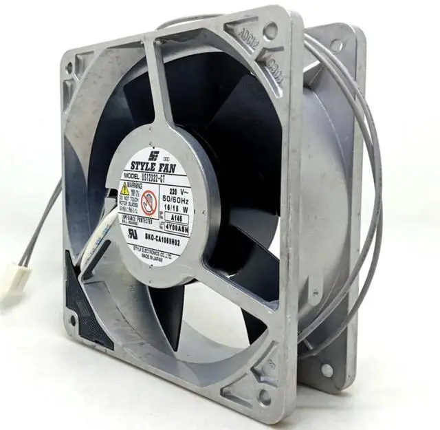 Alt view image 3 of 3 - 220V fan 120mm STYLE 12038 US12D22-GT Inverter PLC AC Cooling