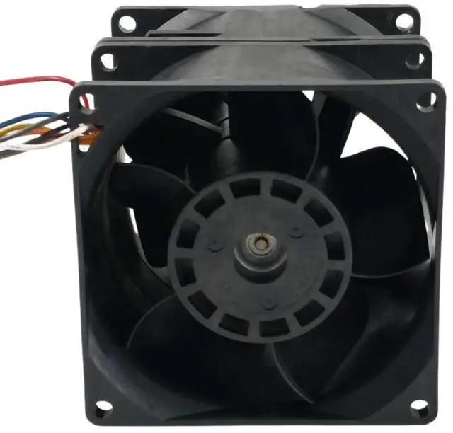 Alt view image 2 of 3 - For Sanyo 9CR0812P8S04 80x80x80mm DC 12V 5.5A 14000RPM 165CFM Dual Motor Industrial Server Cooling Fan