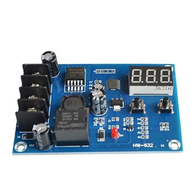 Alt view image 3 of 6 - Charging Control Module XH-M603 Digital LED Display Lithium Charger Control Switch Protection Board