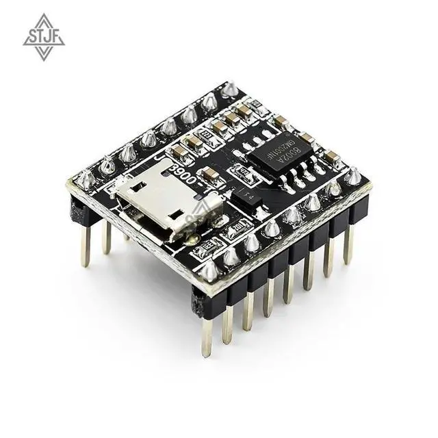 Alt view image 3 of 3 - Voice module chip customized music ligent voice broadcast USB serial port MP3 recognition module JQ8900-16P