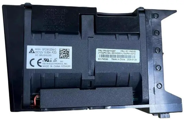 Main image of for Delta GFC0612DW-CFZD 12V 5A Extreme Cooling Fan - 60x60x76mm, 18000RPM, Turbocharged Server Fan with Protective Housing