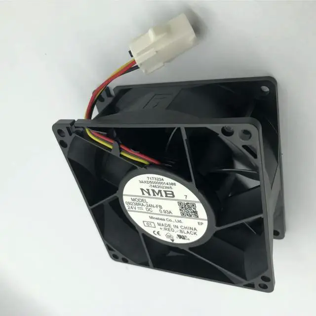 Alt view image 3 of 3 - 09238RA-24N-FB for -MAT DC 24V 0.93A 92x92x38mm 3-Wire Server Axial Powerful High Speed Cooling Fan