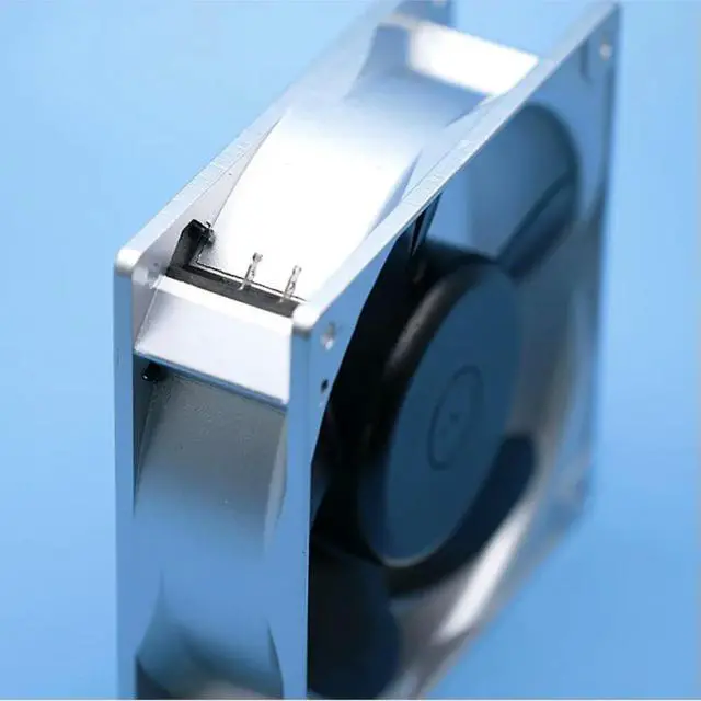 Alt view image 3 of 3 - 100V AC Fan For Servo CN55B5, 12cm 12038, 14/12W, High Power Cooling Industrial Cabinets