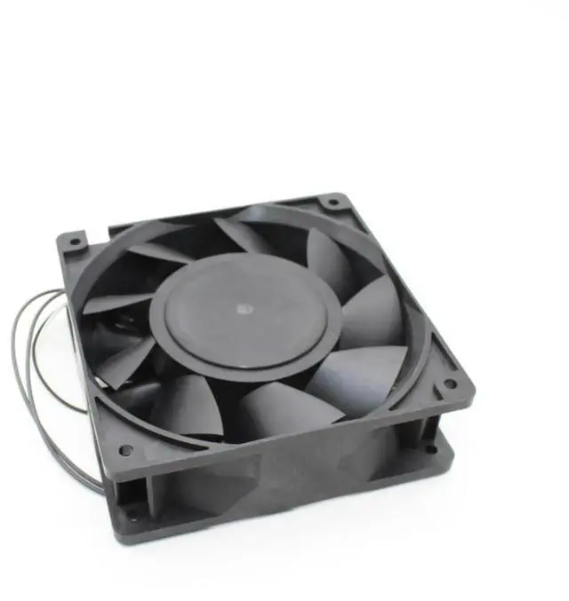 Alt view image 3 of 3 - 12038RB-A1L-EL for Dual Voltage AC Cooling Fan, 115V/220V 12cm High Airflow Chassis Industrial Cabinet 120x120x38mm