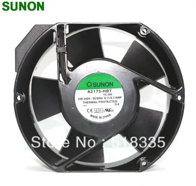 Main image of A2175-HBT For A2175 HBT AC Fan 171x151x5 mm 17CM 17251 230VAC 50 60Hz