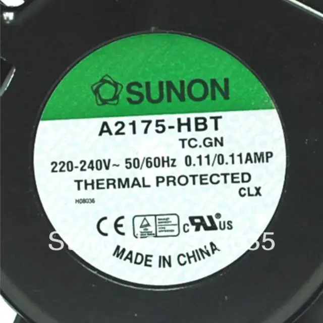 Alt view image 3 of 3 - A2175-HBT For A2175 HBT AC Fan 171x151x5 mm 17CM 17251 230VAC 50 60Hz