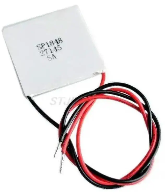 Main image of SP1848-27145 TEC 40x40mm Semiconductor Thermoelectric Heatsink Cooler Peltier Plate Module For Power Generation