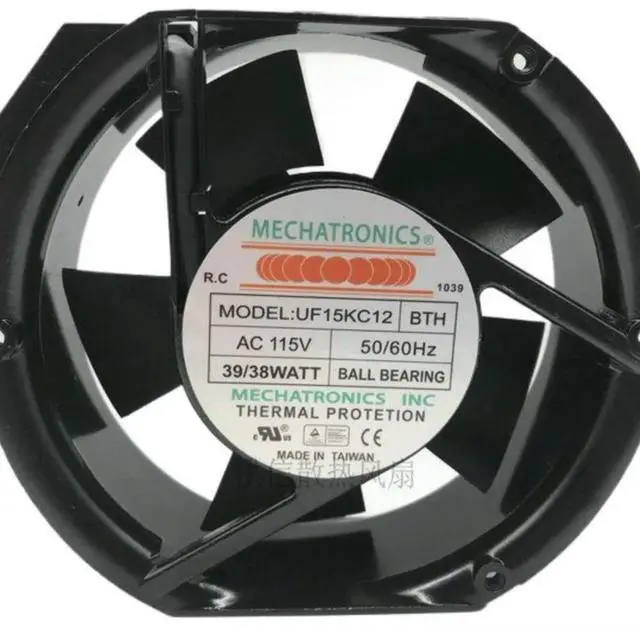 Main image of UF15KC12 BTH For Mechatronics 172mm 17cm AC 115V 39/38W 17251 Industiral Axial Case Cooling Fans
