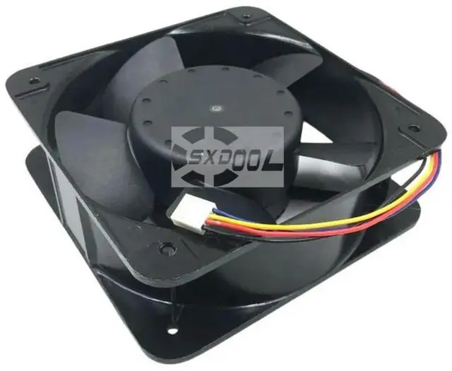 Alt view image 3 of 3 - SXD15050B48M 48V 15cm Cooling Fan, 5000RPM 338CFM, High Speed 150x150x50mm for Server, Inverter, Cabinet
