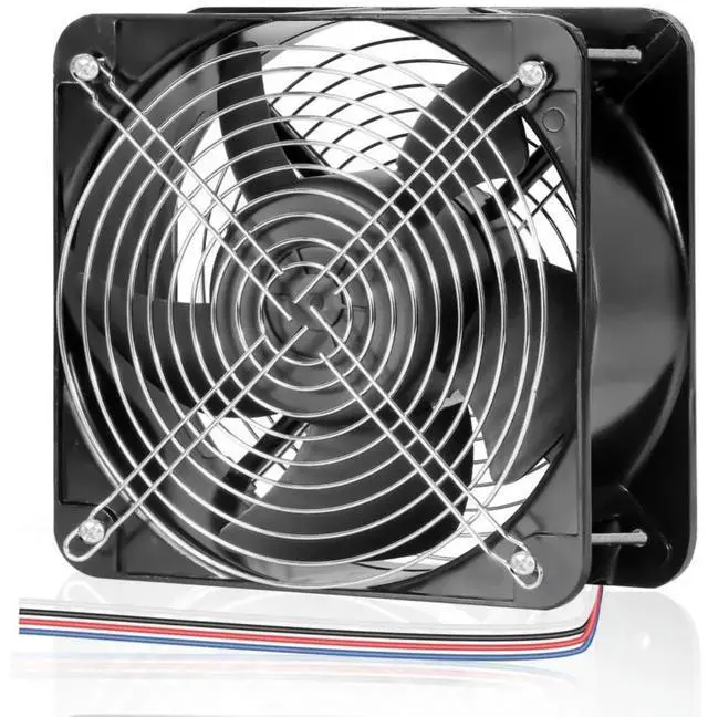 Alt view image 3 of 3 - Large Size 200mm 20060 20cm DC 12V High Air Flow 540CFM 200X60MM for Vehicle Car EV Charger Station Industrial Cooling Fan
