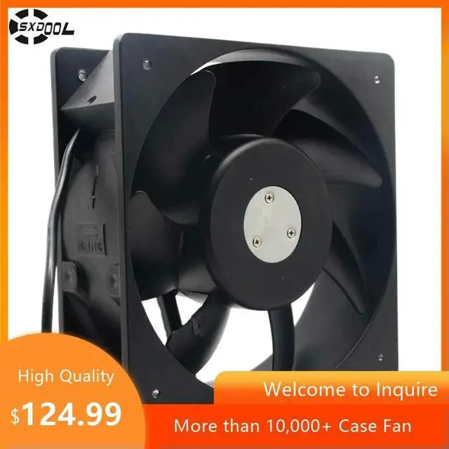 Alt view image 2 of 3 - 208mm AC Fan for KAKU KA2072HA2 20.8cm 220V 240V Dual Ball Bearing High-Temperature Axial Cooling
