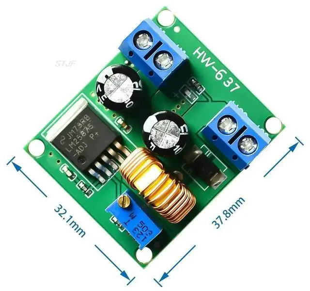 Alt view image 2 of 4 - LM2587 DC-DC 3V-35V To 4V-40V Step Up Power Module Boost Converter 12v 24v Converter 12v to 5v Voltage Converter 12v to 19v
