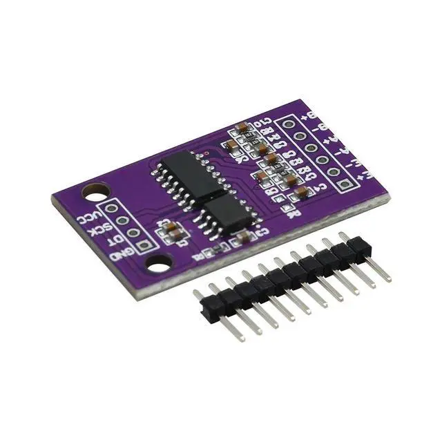 Alt view image 2 of 3 - CS1238 24 bit ADC module Onboard TL431 external reference chip dual channel weighing sensing