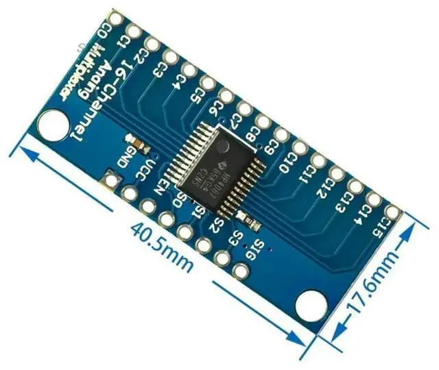 Alt view image 2 of 3 - 10PCS/LOT CD74HC4067 16-Channel Digital Multiplexer Breakout Board Module For