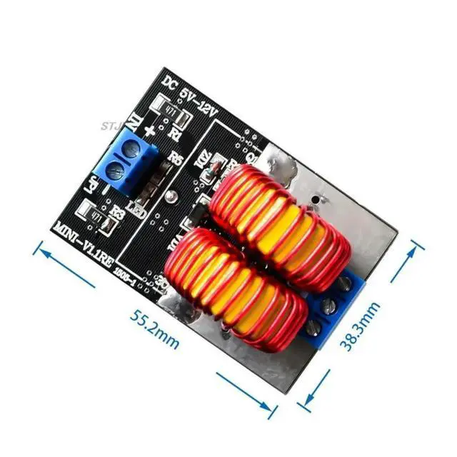 Alt view image 3 of 3 - Hot Sale 5-15V 150W Mini ZVS Induction Heating Board Flyback Driver Heater DIY Cooker+ Ignition Coil
