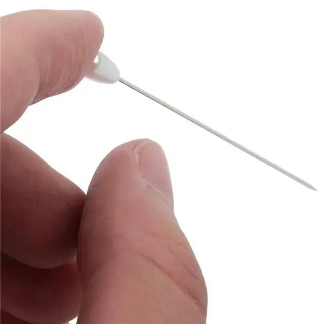 Alt view image 3 of 3 - 3200Pcs Long Teardrop Pearl Pins Straight Corsage Pins Sewing Pins Boutonniere Pins For Sewing Craft Wedding Decorations