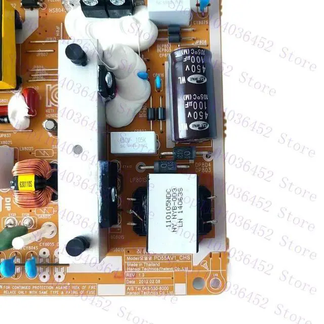 Alt view image 3 of 6 - Power Board BN44-00499A PD55AV1_CHS for UN50EH6050F UN55EH6000F UN55EH6001F TV