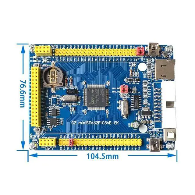 Alt view image 2 of 3 - STM32 development board CAN RS485 STM32F103VET6 minimum system ARM MCU learning