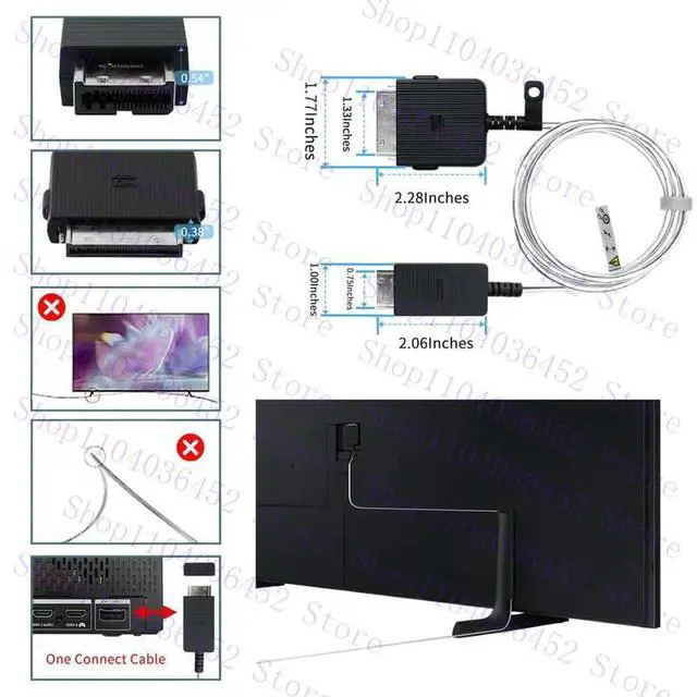 Alt view image 2 of 2 - Cable BN39-02470A for QN65LS03BDF QN75LS03BDF QN85LS03BDF Frame TV Cord