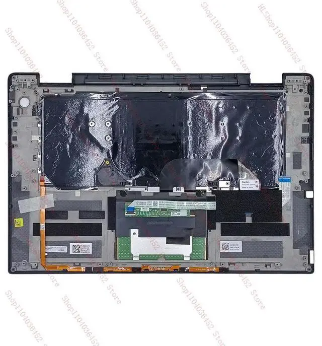 Alt view image 2 of 3 - For XPS 15 9575 Palmrest w/ backlit Keyboard Touchpad 0M9W9K upper case
