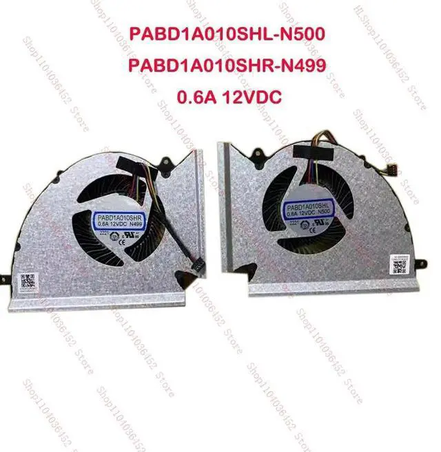 Main image of N500 CPU FAN N499 GPU FAN For PABD1A010SHL-N500 PABD1A010SHR-N499 0.6A 12VDC